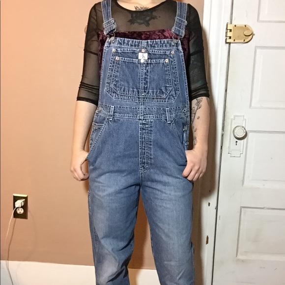 calvin klein vintage overalls